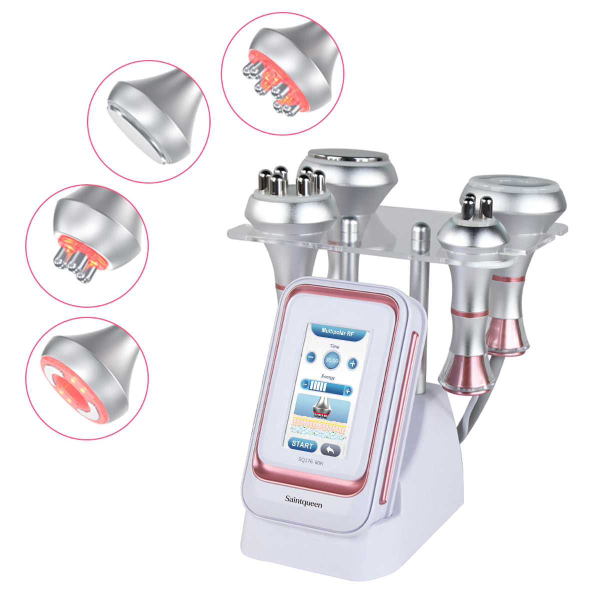 SQ176A Basic 4-i-1 80K kavitationsapparat med RF og vakuummassage Hovedbillede