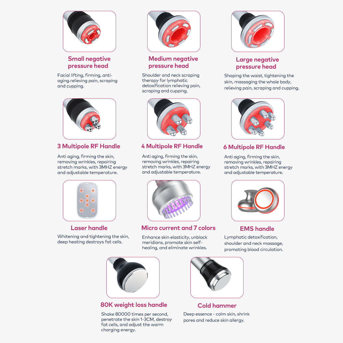 SQ154A Max 11-i-1 80K kavitationsapparat med laserplade, EMS og RF