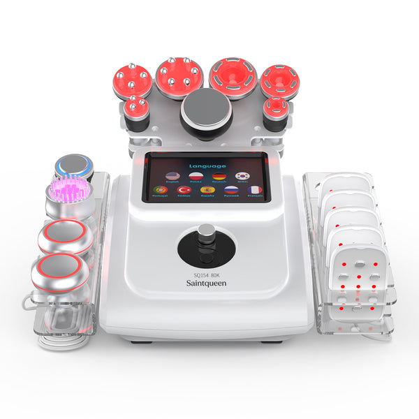 SQ154B Max 11-i-1 80K kavitationsapparat med laser, EMS, RF og LED