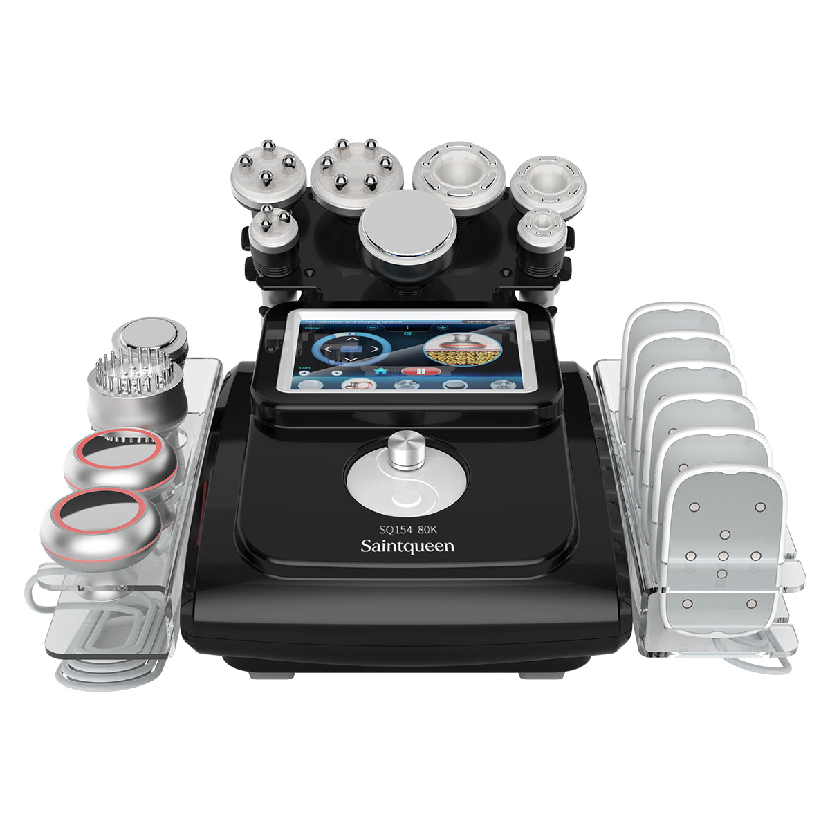 SQ154C Max 11-i-1 80K kavitationsapparat med laserplader, RF og vakuum