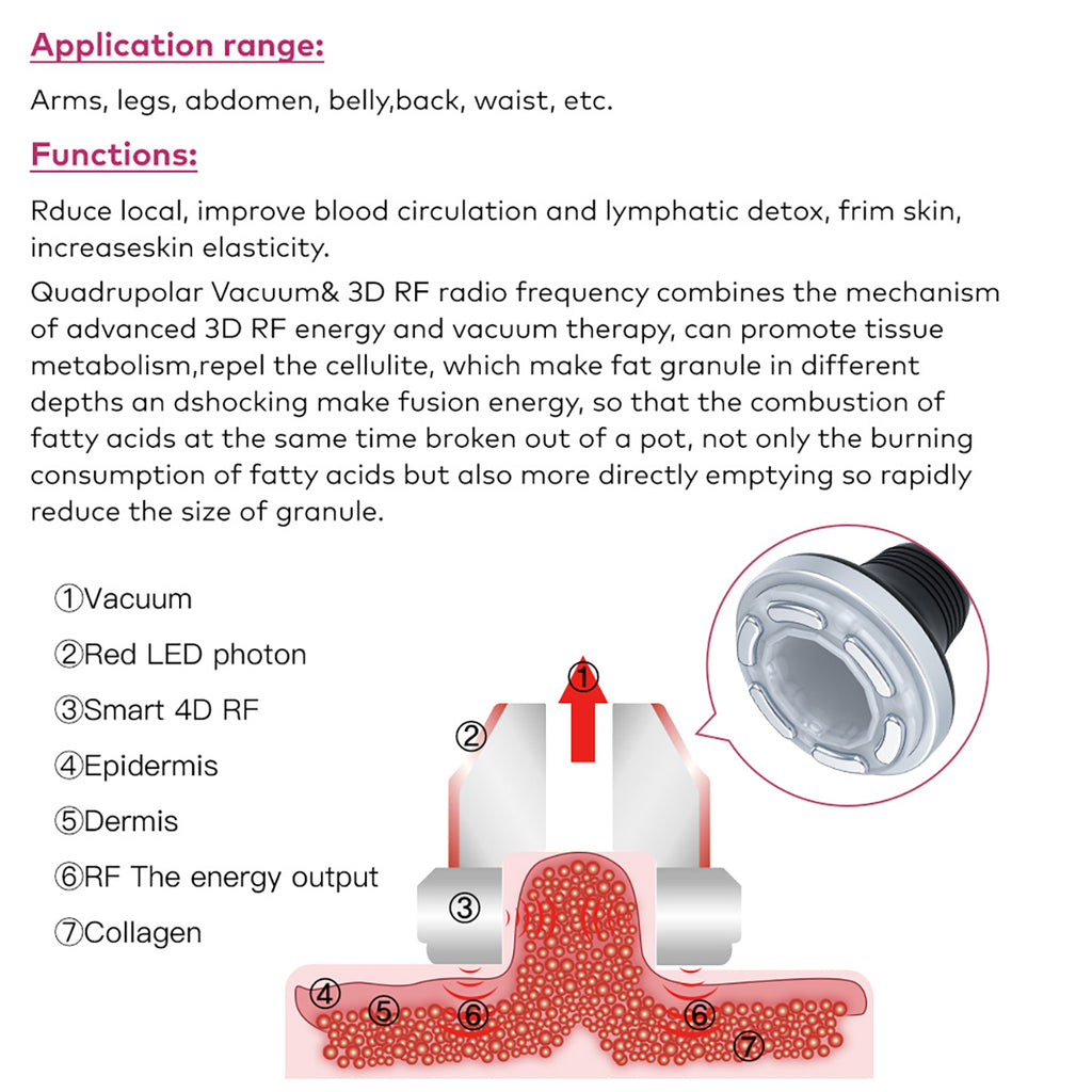 SQ126B Max 11-i-1 80K kavitationsapparat med laser, EMS, RF og vakuum
