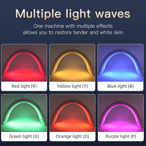 SQ93 LED-lysterapiapparat med 182 dioder og 7 lysfarver