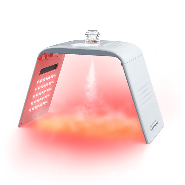 SQ125 LED-lysterapiapparat med 117 dioder, 7 lysfarver og nanotåge