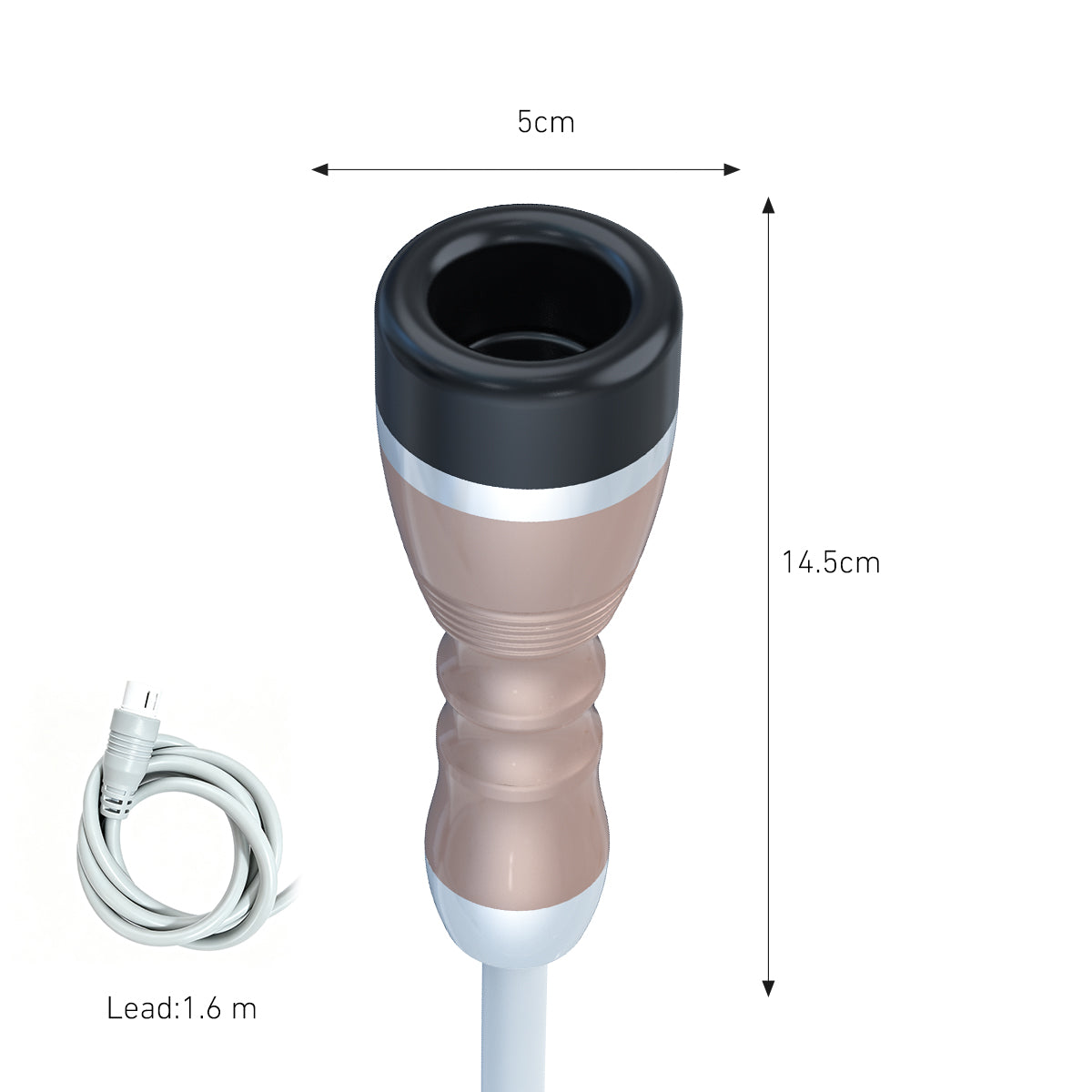 SQ68 kropsmassageapparat med sug, varme og 4 hoveder