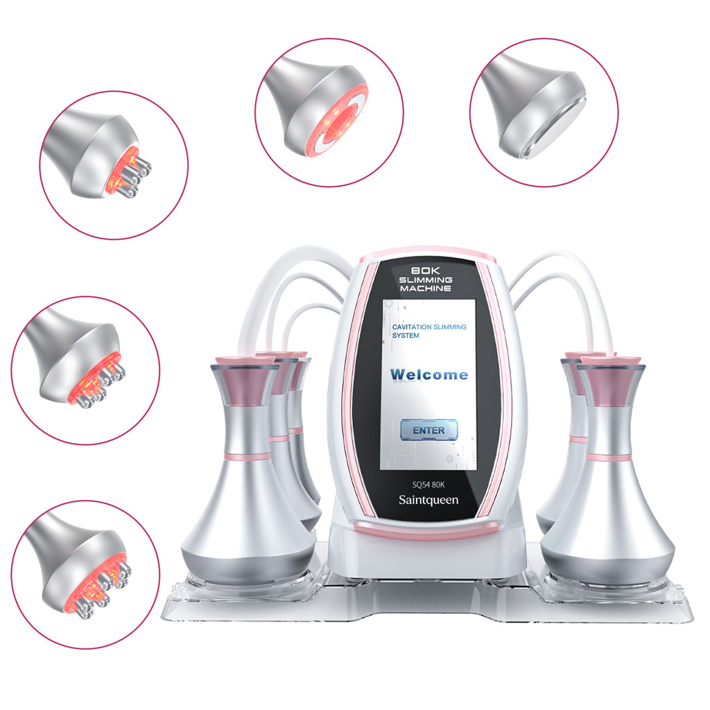 SQ54 Pro 5-i-1 80K kavitationsapparat med RF og vakuummassage