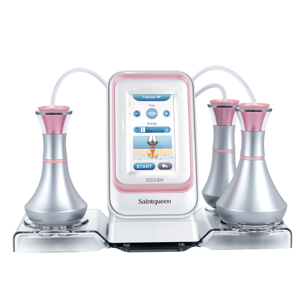 SQ53 Basic 3-i-1 80K kavitationsapparat med 3- og 4-polet RF
