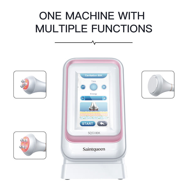 SQ53 Basic 3-i-1 80K kavitationsapparat med 3- og 4-polet RF