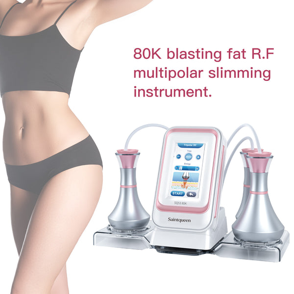 SQ53 Basic 3-i-1 80K kavitationsapparat med 3- og 4-polet RF