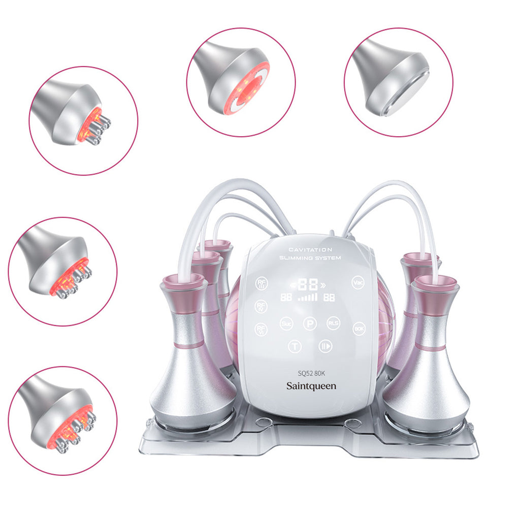 SQ52 Pro 5-i-1 80K kavitationsapparat med RF og vakuummassage