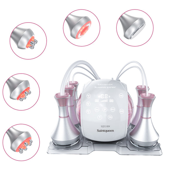 SQ52 Pro 5-i-1 80K kavitationsapparat med RF og vakuummassage