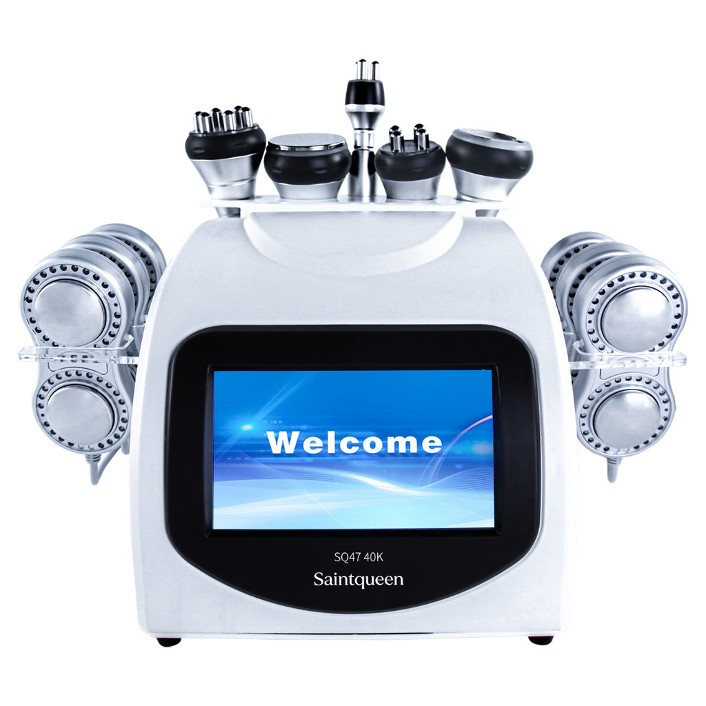 SQ47B Pro 6-i-1 40K kavitationsapparat med laser, EMS, RF og vakuum
