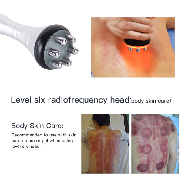 SQ47B Pro 6-i-1 40K kavitationsapparat med laser, EMS, RF og vakuum