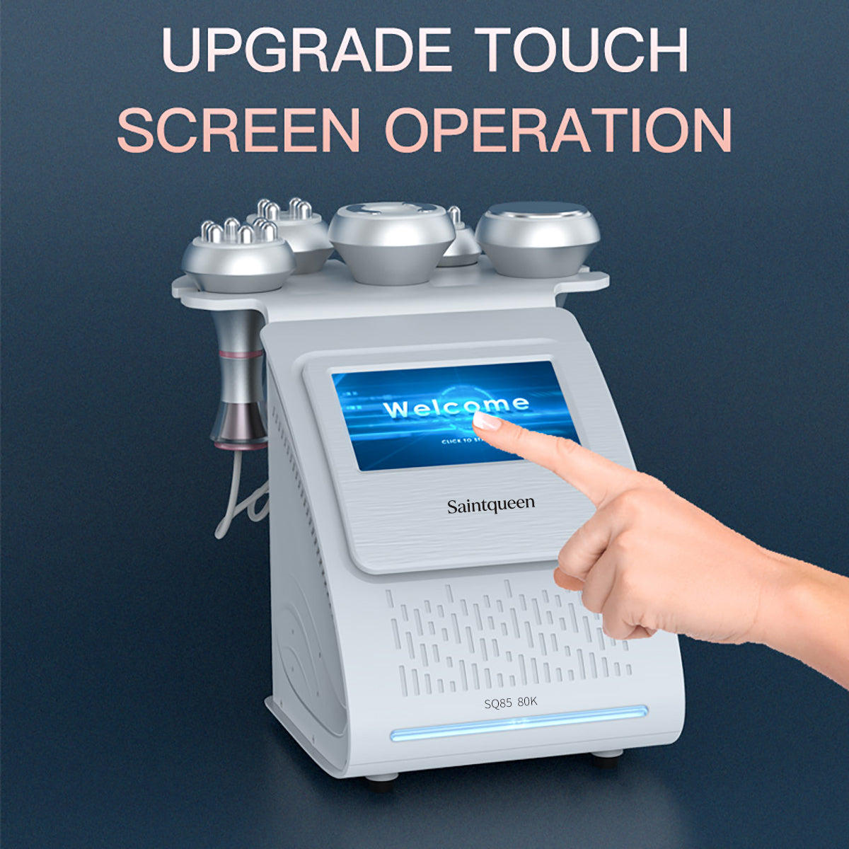 SQ85A Pro 5-i-1 80K kavitationsapparat med RF og vakuummassage
