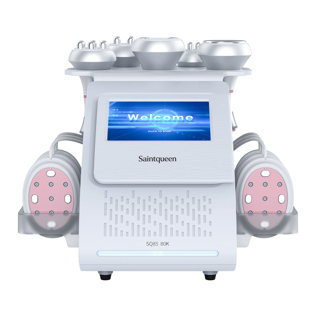 SQ85B Pro 6-i-1 80K kavitationsapparat med laser, EMS, RF og vakuum