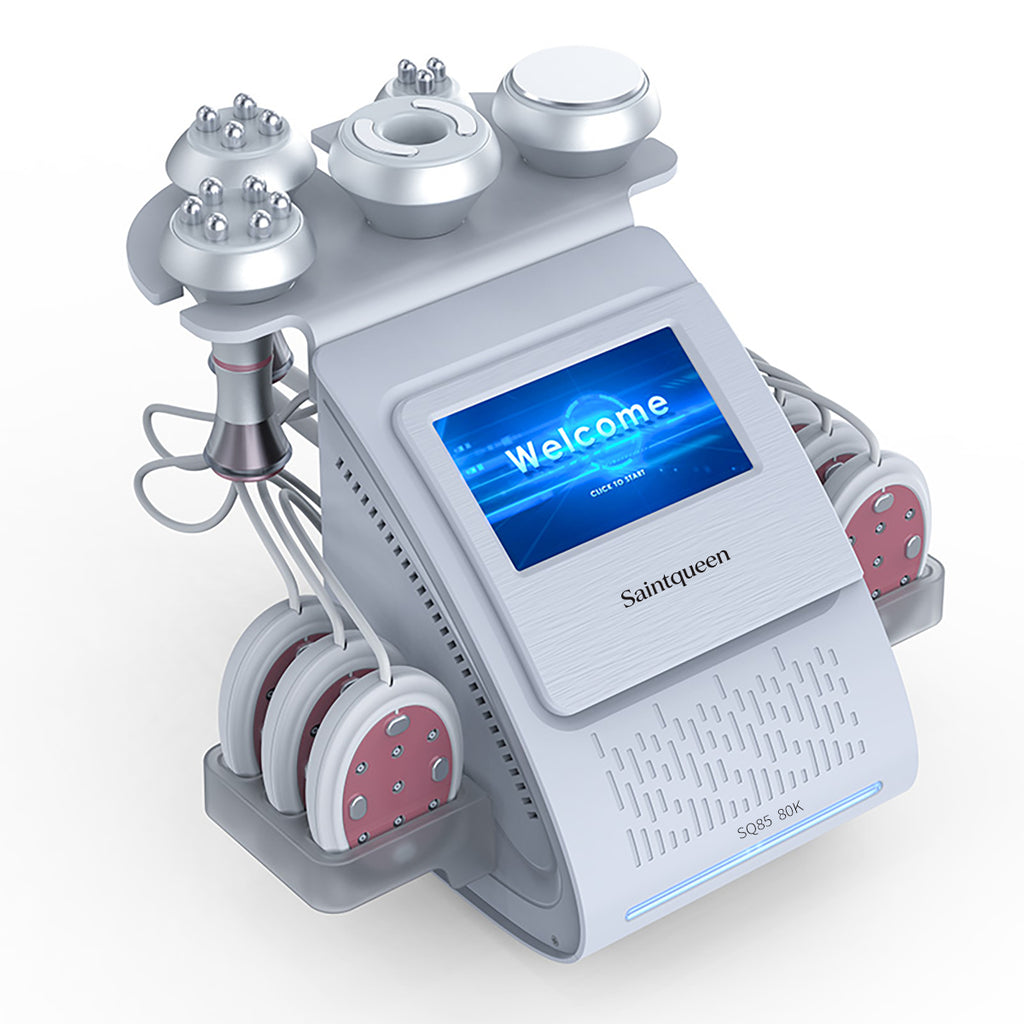 SQ85B Pro 6-i-1 80K kavitationsapparat med laser, EMS, RF og vakuum