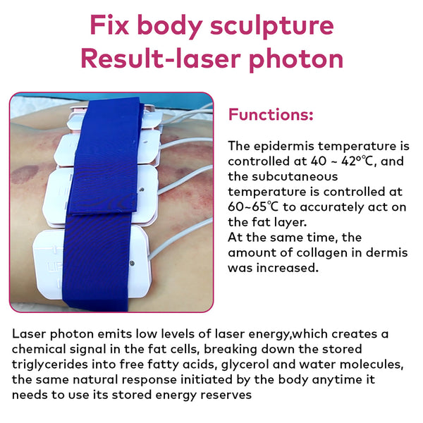SQ85D Plus 9-i-1 80K kavitationsapparat med laser, EMS og mikrostrøm