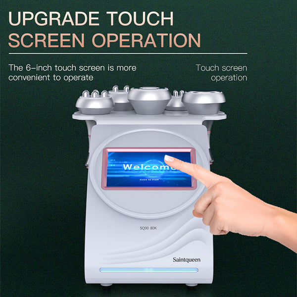 SQ90A Pro 5-i-1 80K kavitationsapparat med RF og vakuummassage