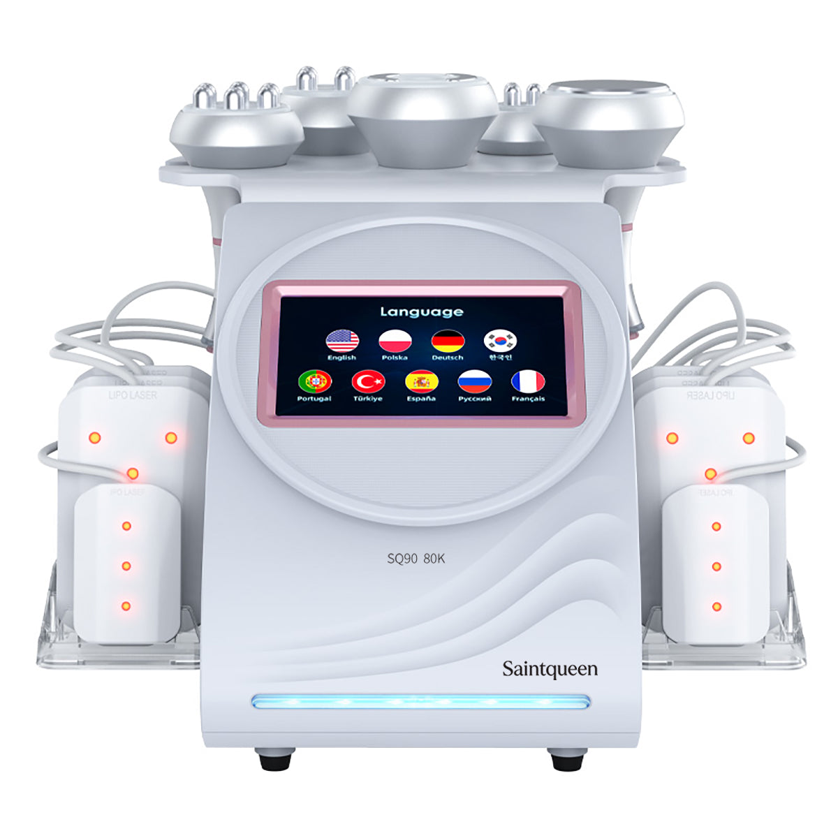 SQ90C Pro 6-i-1 80K kavitationsapparat med laser, RF og vakuum