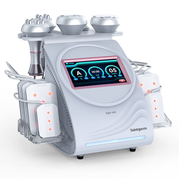 SQ90C Pro 6-i-1 80K kavitationsapparat med laser, RF og vakuum