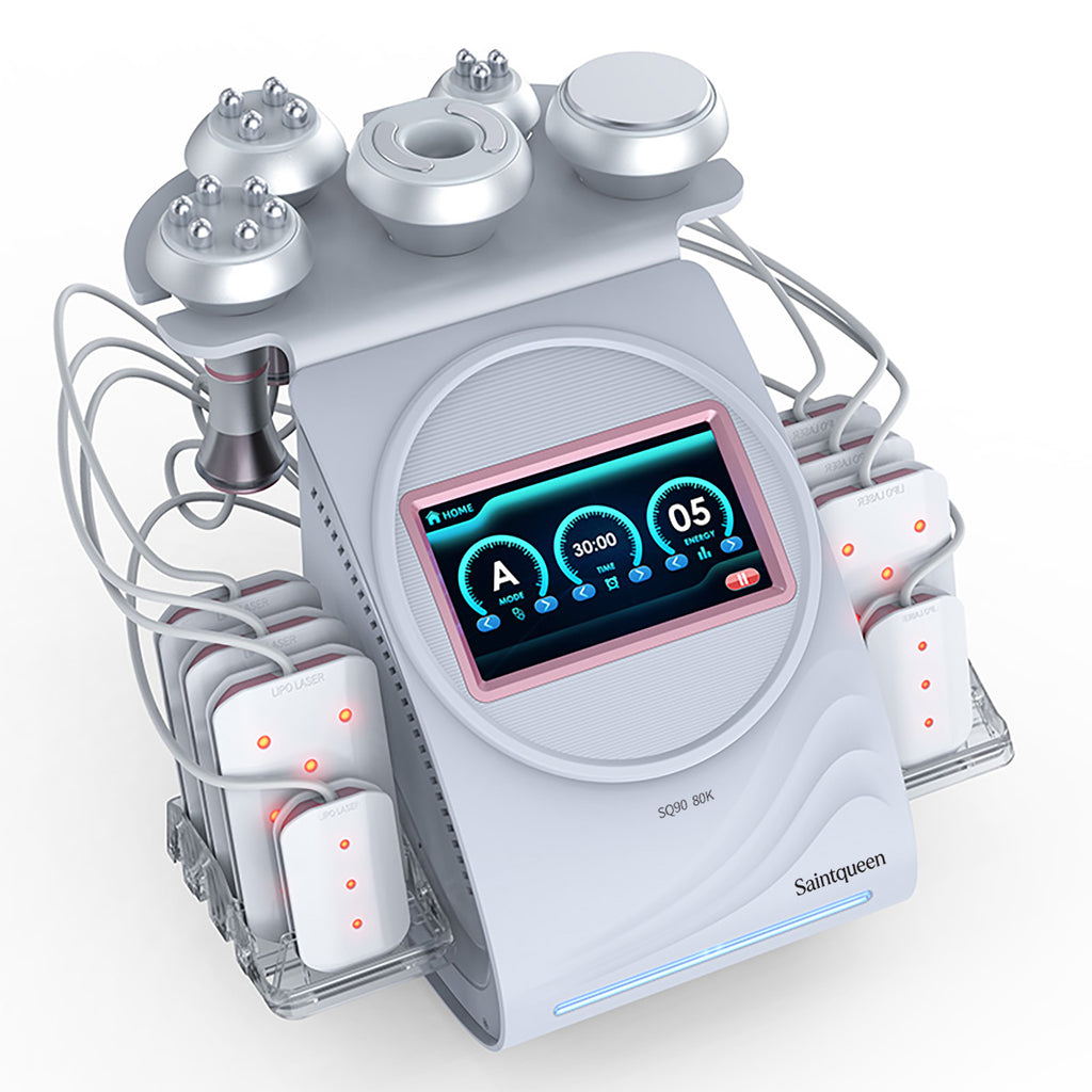 SQ90C Pro 6-i-1 80K kavitationsapparat med laser, RF og vakuum
