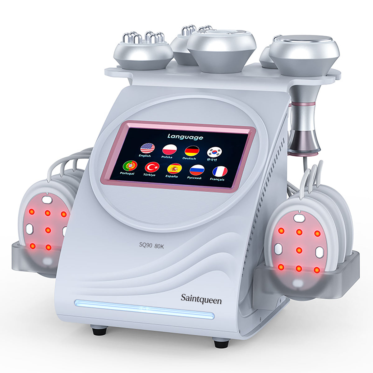 SQ90B Pro 6-i-1 80K kavitationsapparat med laser, EMS, RF og vakuum