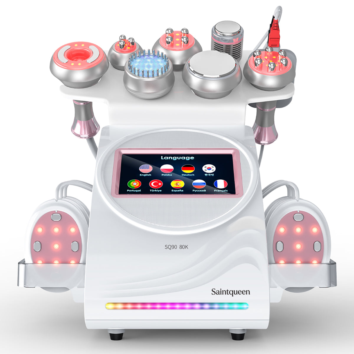 SQ90E Plus 9-i-1 80K kavitationsapparat med laser, EMS og RF