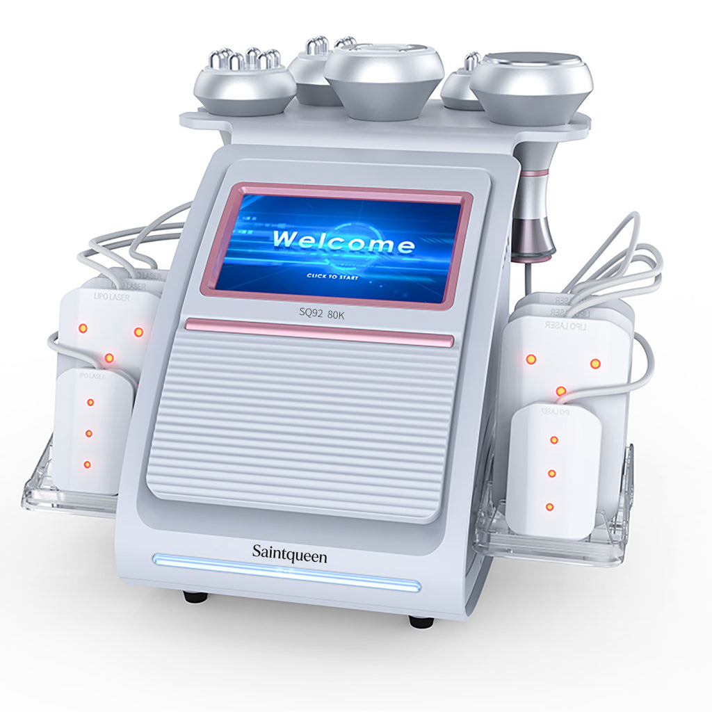 SQ92C Pro 6-i-1 80K kavitationsapparat med laser, RF og vakuum