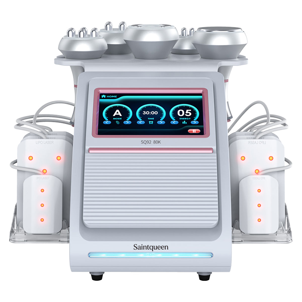 SQ92C Pro 6-i-1 80K kavitationsapparat med laser, RF og vakuum