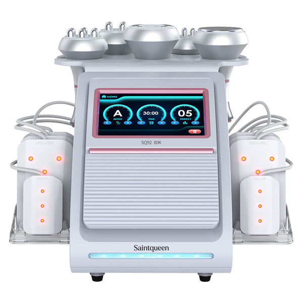 SQ92C Pro 6-i-1 80K kavitationsapparat med laser, RF og vakuum