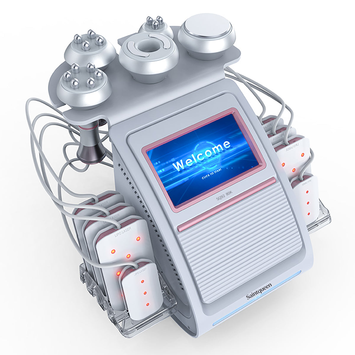 SQ92C Pro 6-i-1 80K kavitationsapparat med laser, RF og vakuum