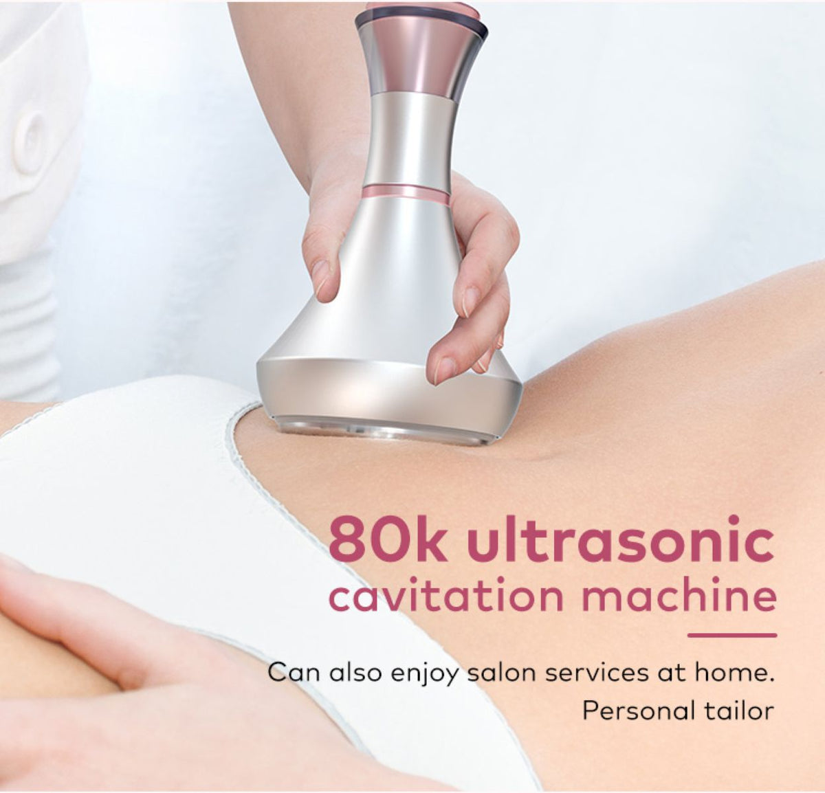 SQ121A Pro 6-i-1 80K kavitationsapparat med laserpuder, RF og vakuum
