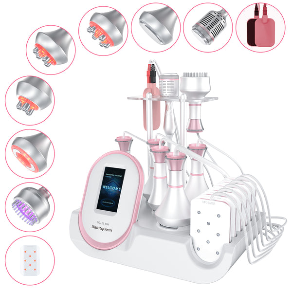 SQ121C Plus 9-i-1 80K kavitationsapparat med laser, EMS og LED