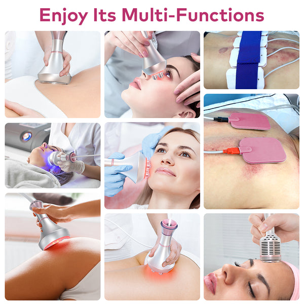 SQ121C Plus 9-i-1 80K kavitationsapparat med laser, EMS og LED