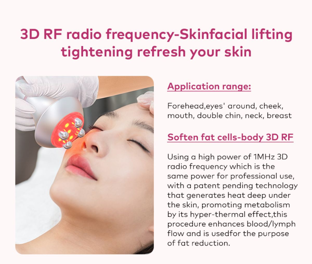 SQ121B Pro 6-i-1 80K kavitationsapparat med laser, EMS, RF og vakuum