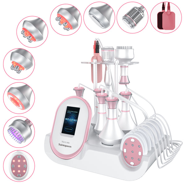 SQ121D Plus 9-i-1 80K kavitationsapparat med mikrostrømsplade og RF