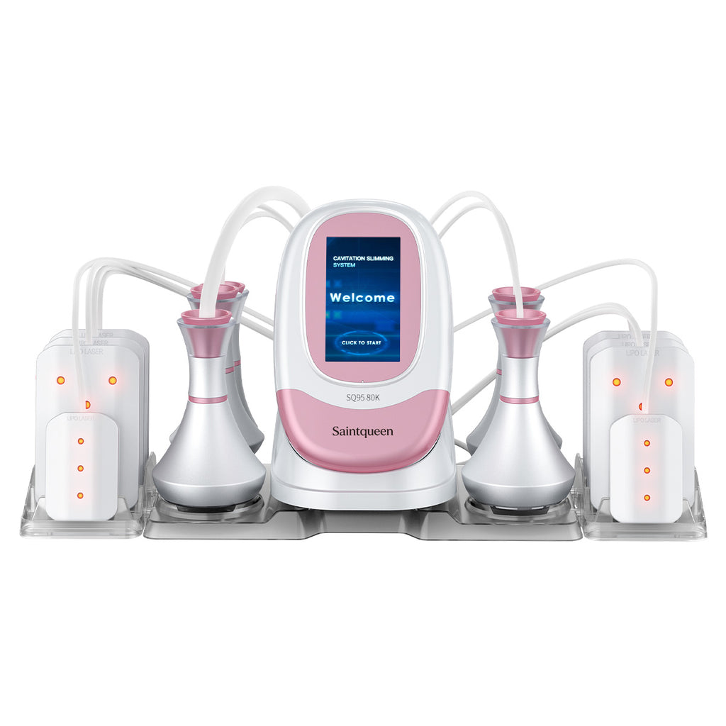 SQ95C Pro 6-i-1 80K kavitationsapparat med laser, RF og vakuum