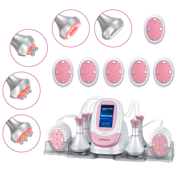 SQ95B Pro 6-i-1 80K kavitationsapparat med EMS, RF og vakuum