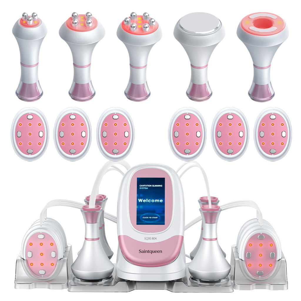 SQ95B Pro 6-i-1 80K kavitationsapparat med EMS, RF og vakuum