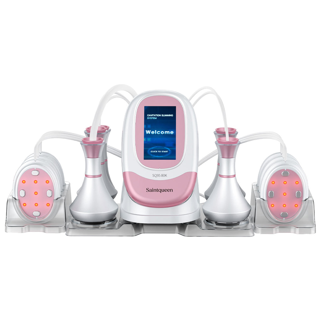 SQ95B Pro 6-i-1 80K kavitationsapparat med EMS, RF og vakuum