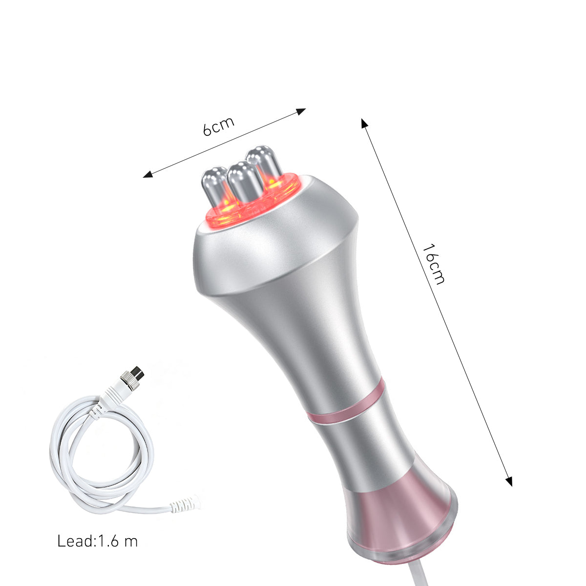 SQ96 Pro 6-i-1 80K-kavitationsapparat med ovale laserplader