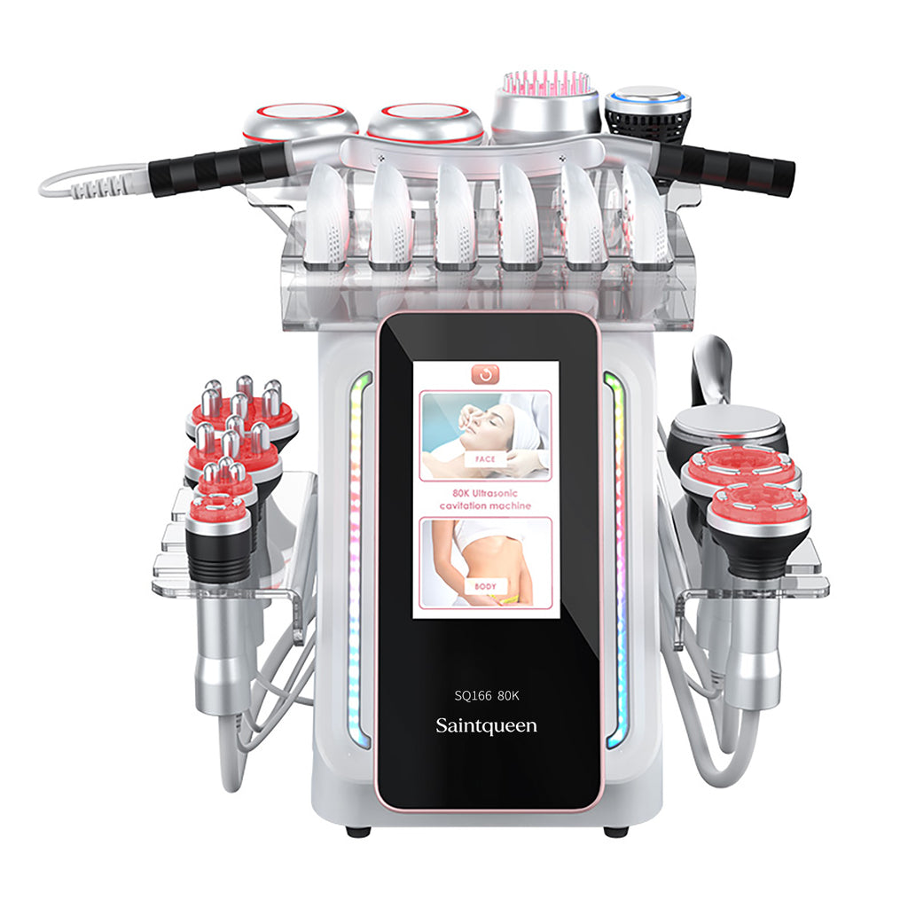 SQ166 Ultra 80K salonapparat med laserpuder, EMS, RF og vakuum