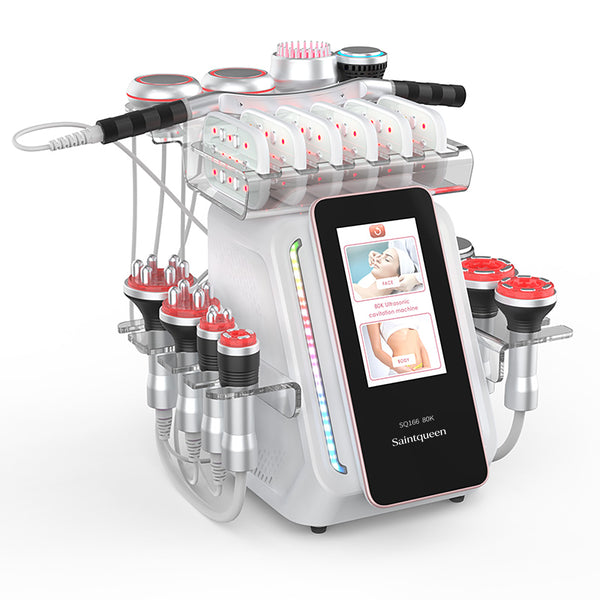 SQ166 Ultra 80K salonapparat med laserpuder, EMS, RF og vakuum