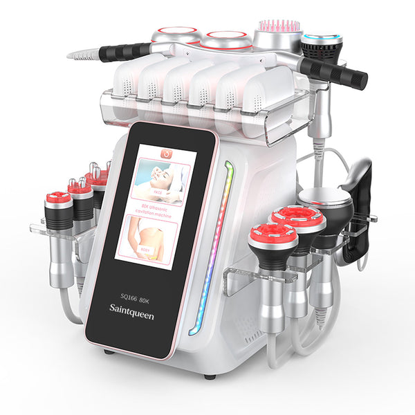 SQ166 Ultra 80K salonapparat med laserpuder, EMS, RF og vakuum
