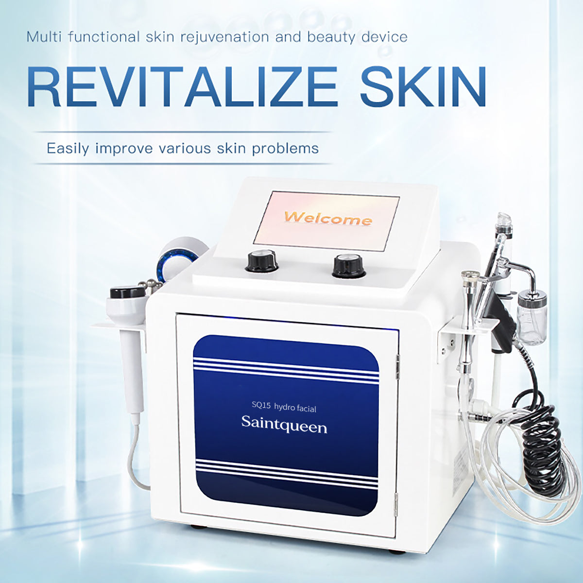 SQ15 Aqua Plus 7-i-1 hydrofacial-apparat med touchskærm Sekundært billede