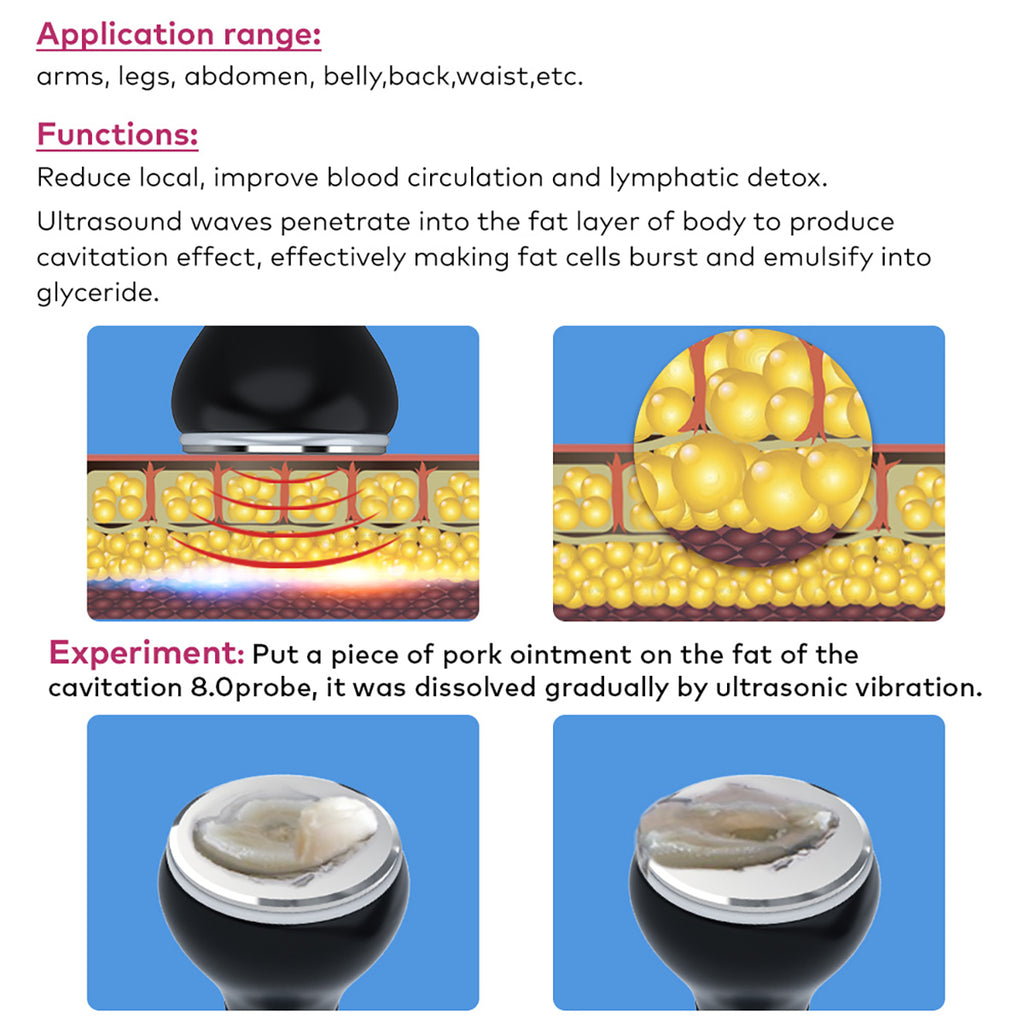 SQ41 7-i-1 40K-kavitations- og RF-apparat
