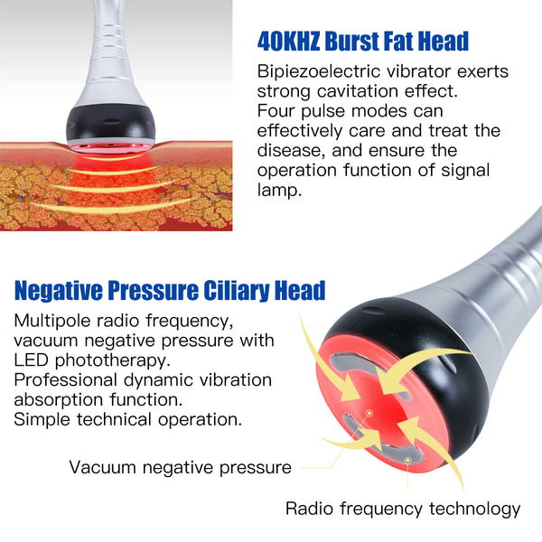 SQ48 Plus 9-i-1 40K-kavitations- og RF-apparat