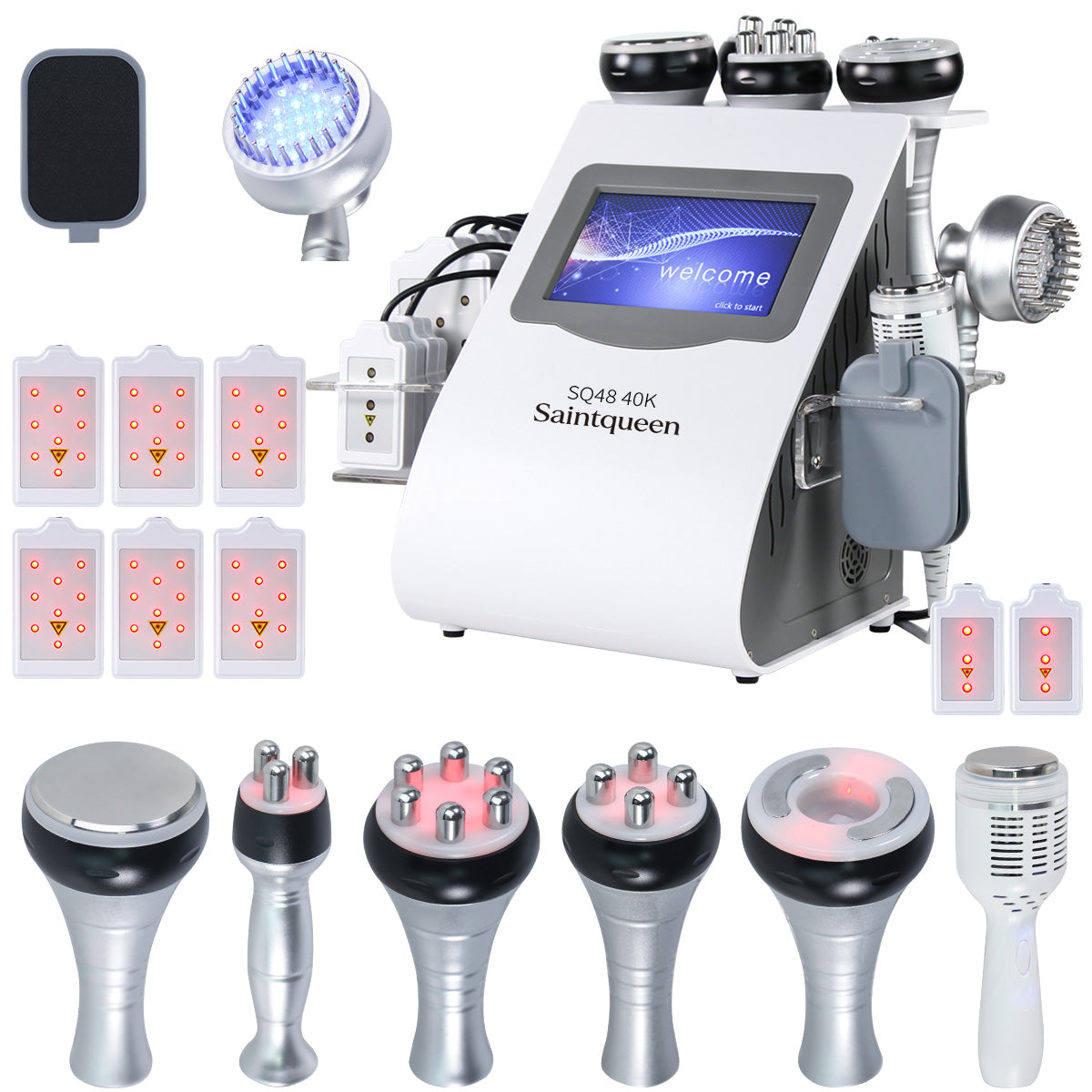 SQ48 Plus 9-i-1 40K-kavitations- og RF-apparat