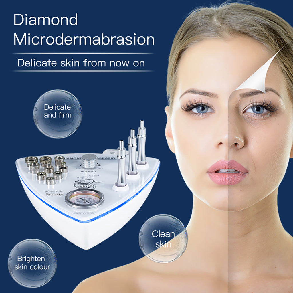 SQ110B diamantmikrodermabrasionsapparat med vakuummanometer
