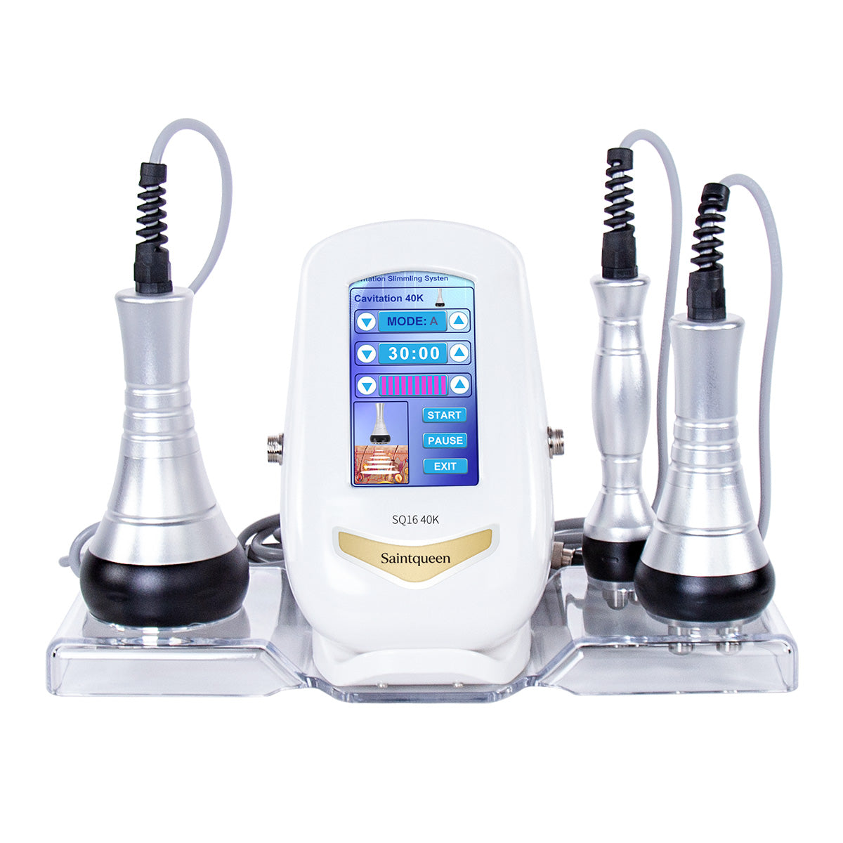 SQ16 3-in-1 40K cavitation and RF machine with three handpieces Hovedbillede